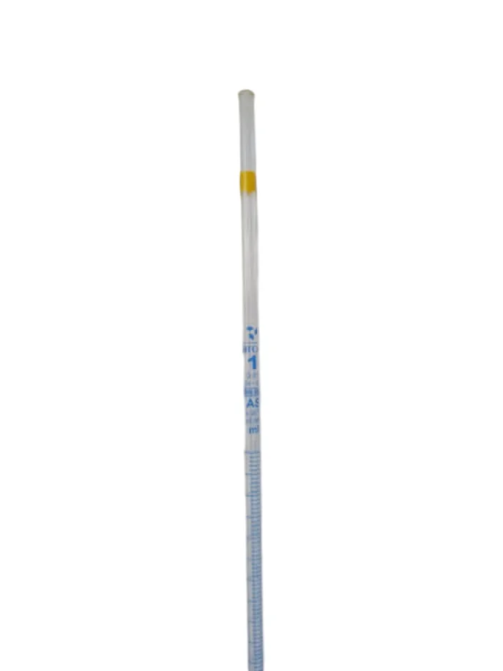 Pipette graduée  en verre 1 ml 2