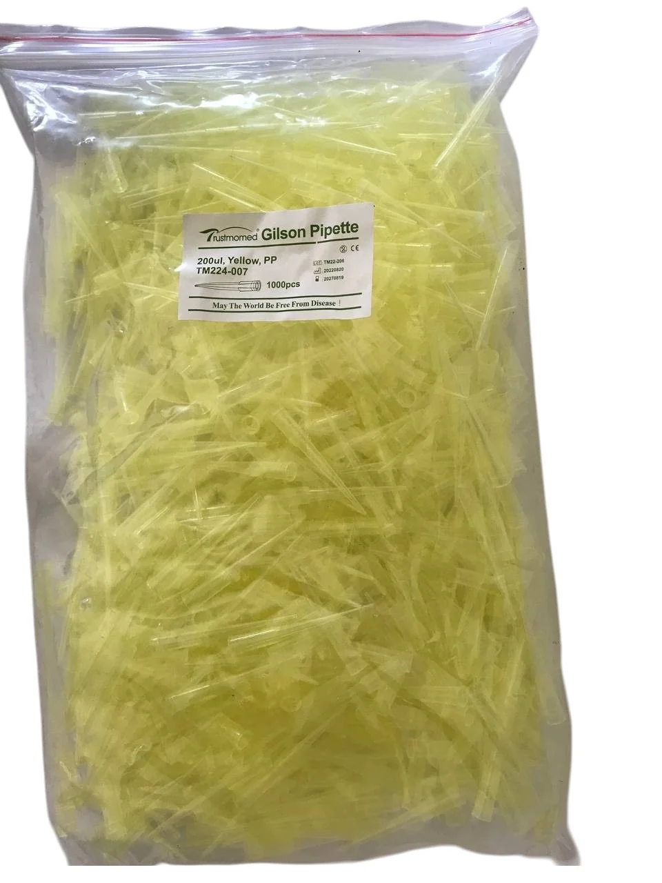 Embout jaune  gilson 200 UL   2