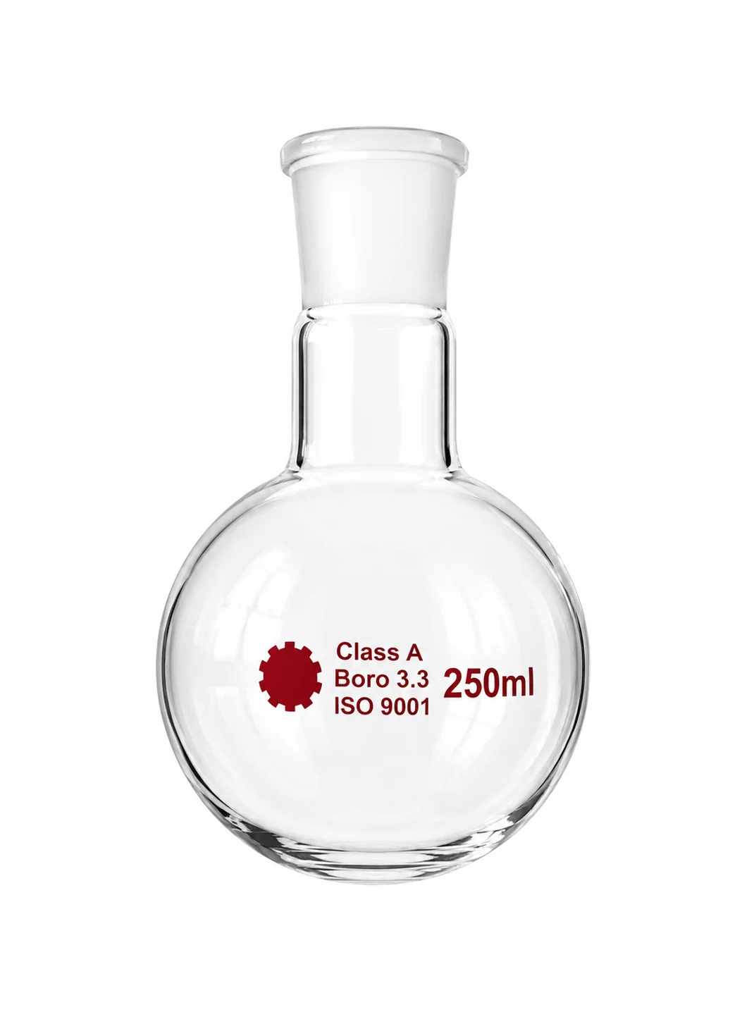 Ballon fond rond col  29/32 250 ml class A  boro 3.3 