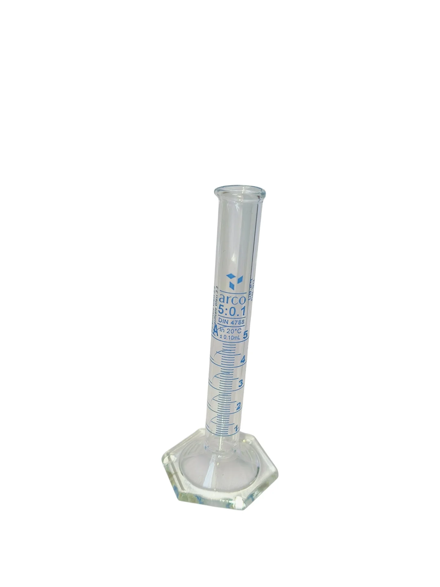 Eprouvette en verre 5 ml