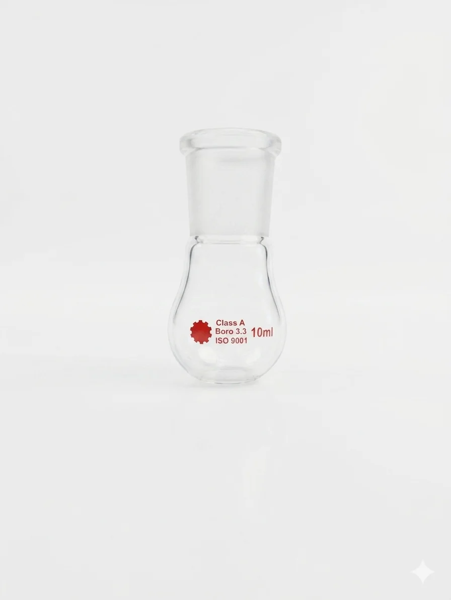 Ballon fond plat class A  boro  3,3  10 ml