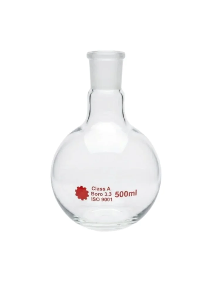 Ballon fond rond col 29/32 500 ml class A boro 3,3