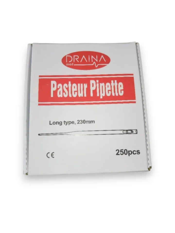 Pipette pasteur en verre cotonné 2