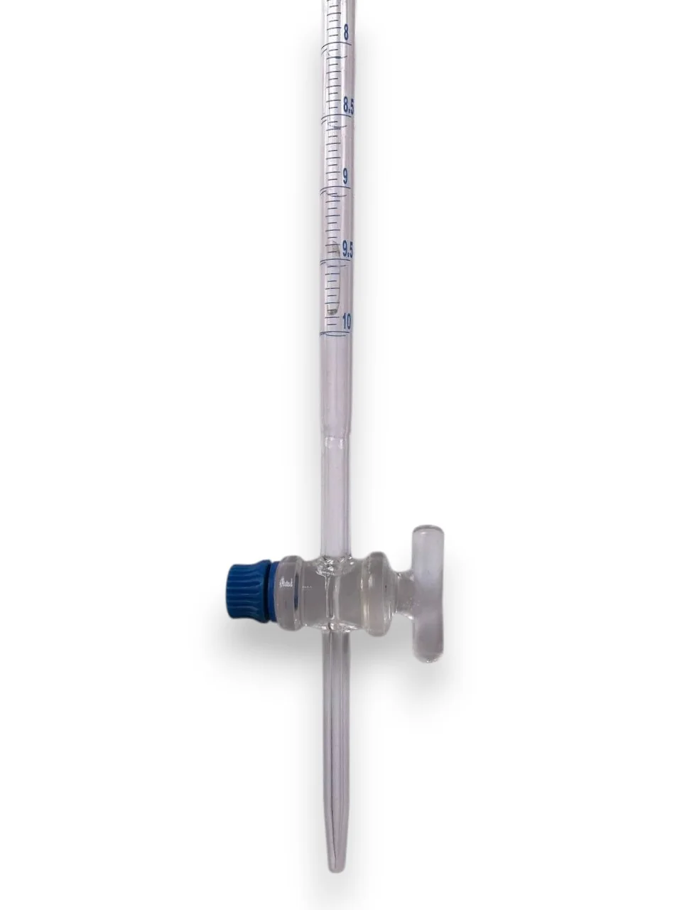 Burette en verre avec robinet PTFE 10 ml 2