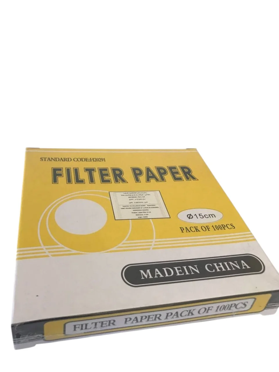 Papier filtre 150 mm