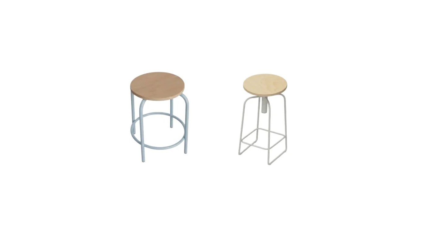 Tabouret et chaise de Laboratoire  2