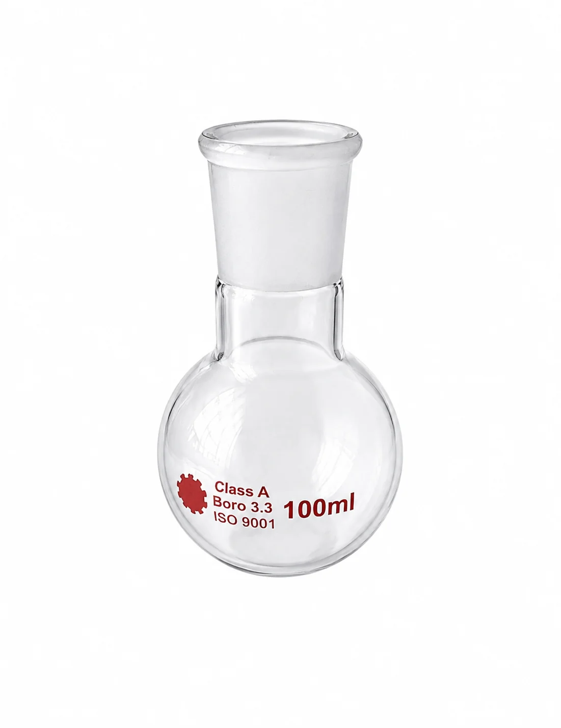 Ballon fond rond col 29/32  100 ml class A  boro  3,3  