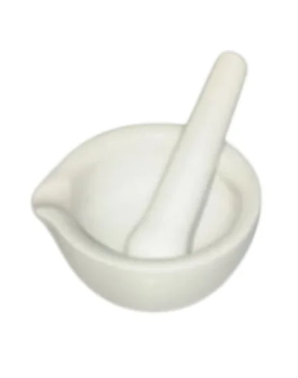 Mortier avec pilon en porcelaine 60 mm